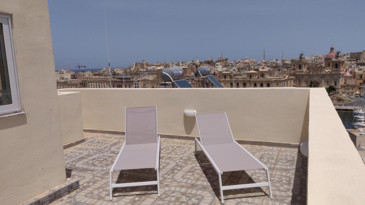 The Penthouse Flat-Terrace&View Apartment Senglea Ngoại thất bức ảnh